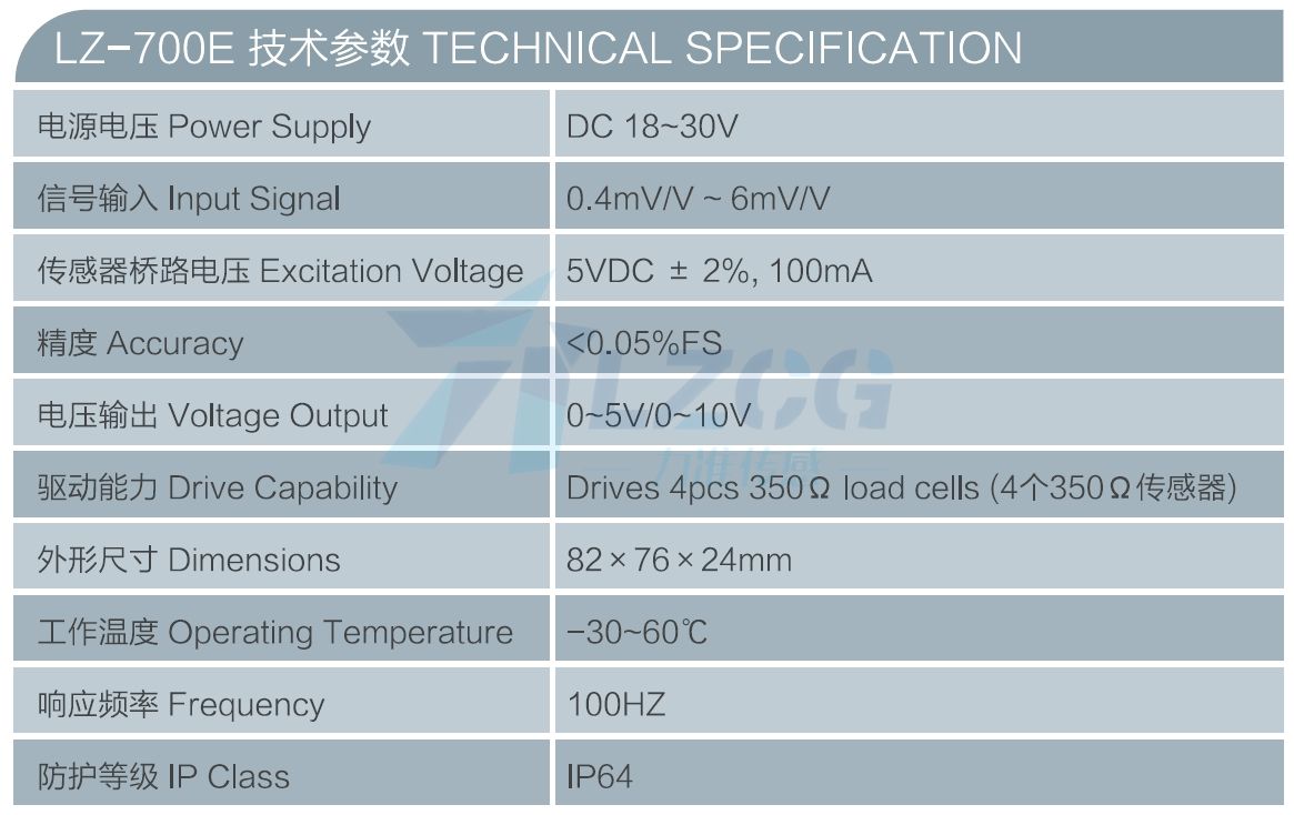 LZ-700E变送器/放大器(图3) LZ-700E变送器/放大器(图3)