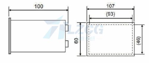 通用测力显示节造仪表LZ-801E(图2) 通用测力显示节造仪表LZ-801E(图2)